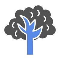 Autumn Tree Vector Icon Style