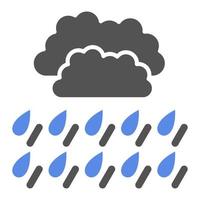 lluvia vector icono estilo