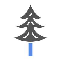 Pine Tree Vector Icon Style