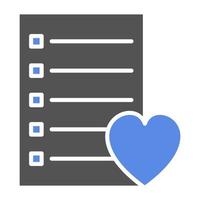 Wishlist Vector Icon Style