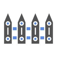 Fence Vector Icon Style