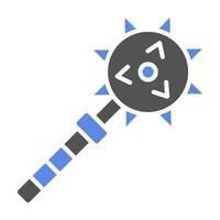 Mace Vector Icon Style