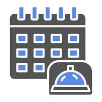 Event Date Vector Icon Style