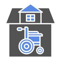 Hospice Vector Icon Style