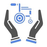 Disable Aid Vector Icon Style