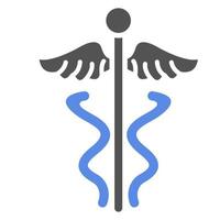 Caduceus Vector Icon Style