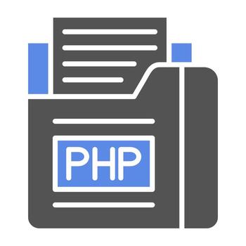 php archivo vector icono estilo