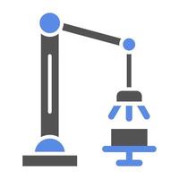 Robotic Arm Vector Icon Style