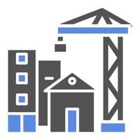 Building Contruction Vector Icon Style