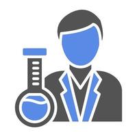 Chemist Vector Icon Style