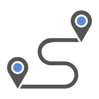 Route Vector Icon Style