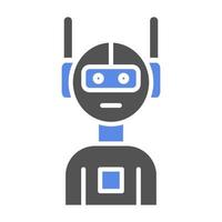 Robot Vector Icon Style