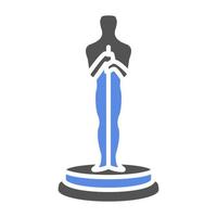 oscar premio vector icono estilo