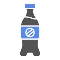 Cola Bottle Vector Icon Style