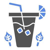 Ice Tea Vector Icon Style