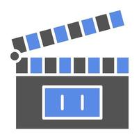 Clapperboard Vector Icon Style