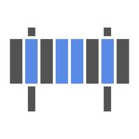 Road Obstruction Vector Icon Style