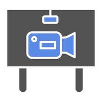 Film Advertising Vector Icon Style