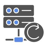 Database Backup Vector Icon Style