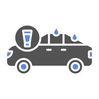 Car Waxing Vector Icon Style