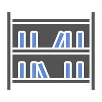 Bookshelf Vector Icon Style