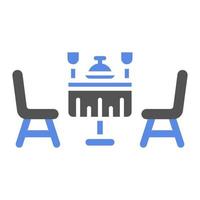 Food Table Vector Icon Style