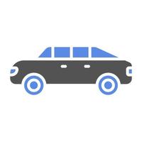 Limousine Vector Icon Style