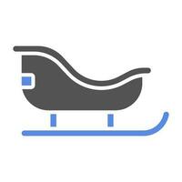 Sled Vector Icon Style