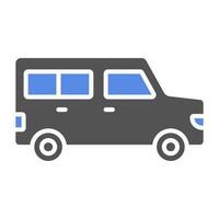 Van Vector Icon Style