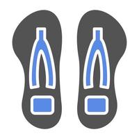 Flip Flop Vector Icon Style