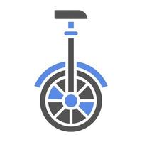Monocycle Vector Icon Style
