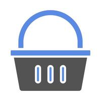 Shopping Basket Vector Icon Style