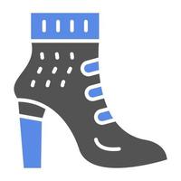 Women Shoes Vector Icon Style