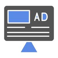 Advertisement Vector Icon Style