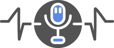 Voice Recognition Vector Icon Style