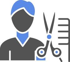 Hairstylist Vector Icon Style