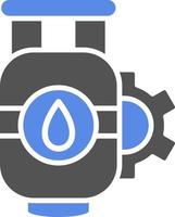Gas Industry Vector Icon Style