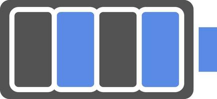 High Battery Vector Icon Style