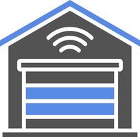 Smart Garage Vector Icon Style