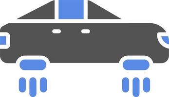 Hover Car Vector Icon Style