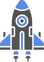 Spaceship Vector Icon Style