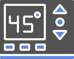 temperatura controlar vector icono estilo