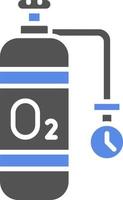 Oxygen Tank Vector Icon Style