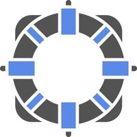 Lifebuoy Vector Icon Style