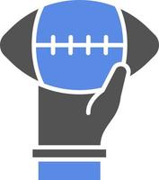 Quarterback Vector Icon Style