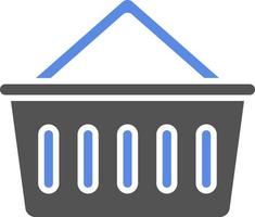 Shopping Basket Vector Icon Style