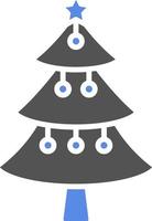 Navidad árbol vector icono estilo