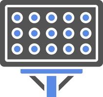 Stadium Lights Vector Icon Style