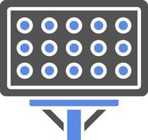 Stadium Lights Vector Icon Style