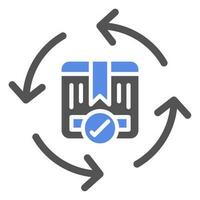 Continuous Delivery Vector Icon Style